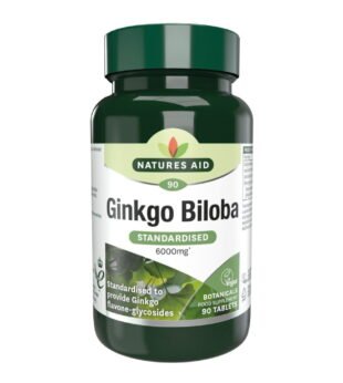 Ginkgo Biloba 120 Mg. 90 Comprimidos Natures Aid