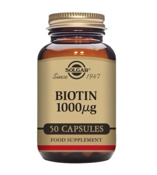 Biotina 1000 μg 50 Cápsulas Solgar