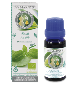 Óleo Essencial De Manjericão Bio 15 Ml. Marnys