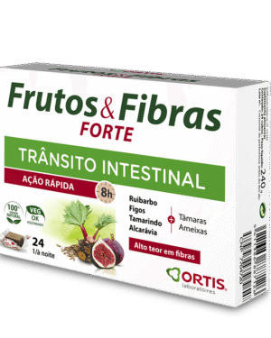 Frutos & Fibras Forte Efeito Rápido 24 Cubos Ortis