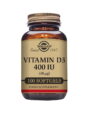 Vitamina D3 400 UI 100 Softgels Solgar