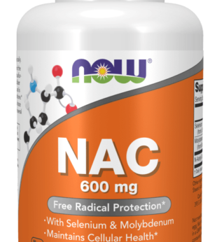 Nac 600 mg 100 Cápsulas Vegetais Now