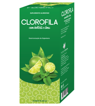 Clorofila C/ Hortelã E Lima 500 Ml. Novo Horizonte