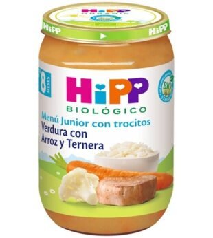 Puré De Legumes Com Arroz E Carne Bio 220 G Hipp