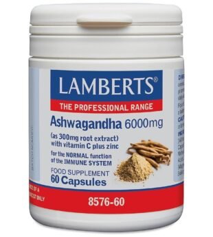 Ashwagandha 6000 Mg 60 Cápsulas Lamberts