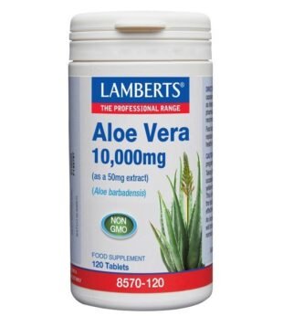 Aloe Vera 10,000 Mg 120 Comprimidos Lamberts