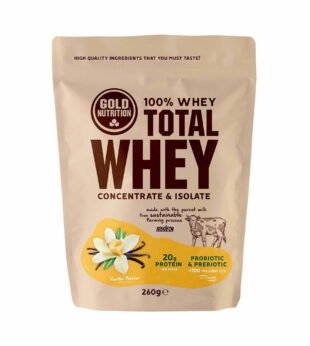 Total Whey 260g Baunilha Gold Nutrition