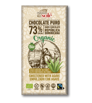 Chocolate Negro 73% Com Agave Bio 100 Grs Solé