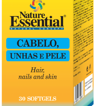 Cabelos, Unhas E Pele 30 Softgels Nature Essential