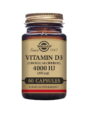 Vitamina D3 4000 UI 100 µg 60 Cápsulas Solgar