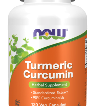 Turmeric Curcumin 120 Cápsulas Vegetais Now