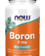 Boron 3 mg 100 Cápsulas Now