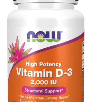 Vitamin D-3 2000 IU 120 Softgels Now