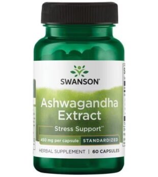 Ashwagandha 450 mg 60 Cápsulas Swanson