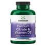 Calcium Citrate & Vitamin D3 250 Comprimidos Swanson