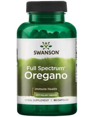 Full Spectrum Oregano 450 mg 90 Cápsulas Swanson