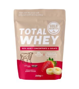 Total Whey 260g Morango-Banana Gold Nutrition