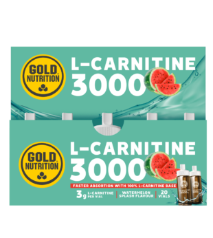 L-Carnitine 3000 Mg Melancia 20 Frascos Gold Nutrition