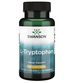 L-Tryptophan 500 Mg 60 Cápsulas  Swanson