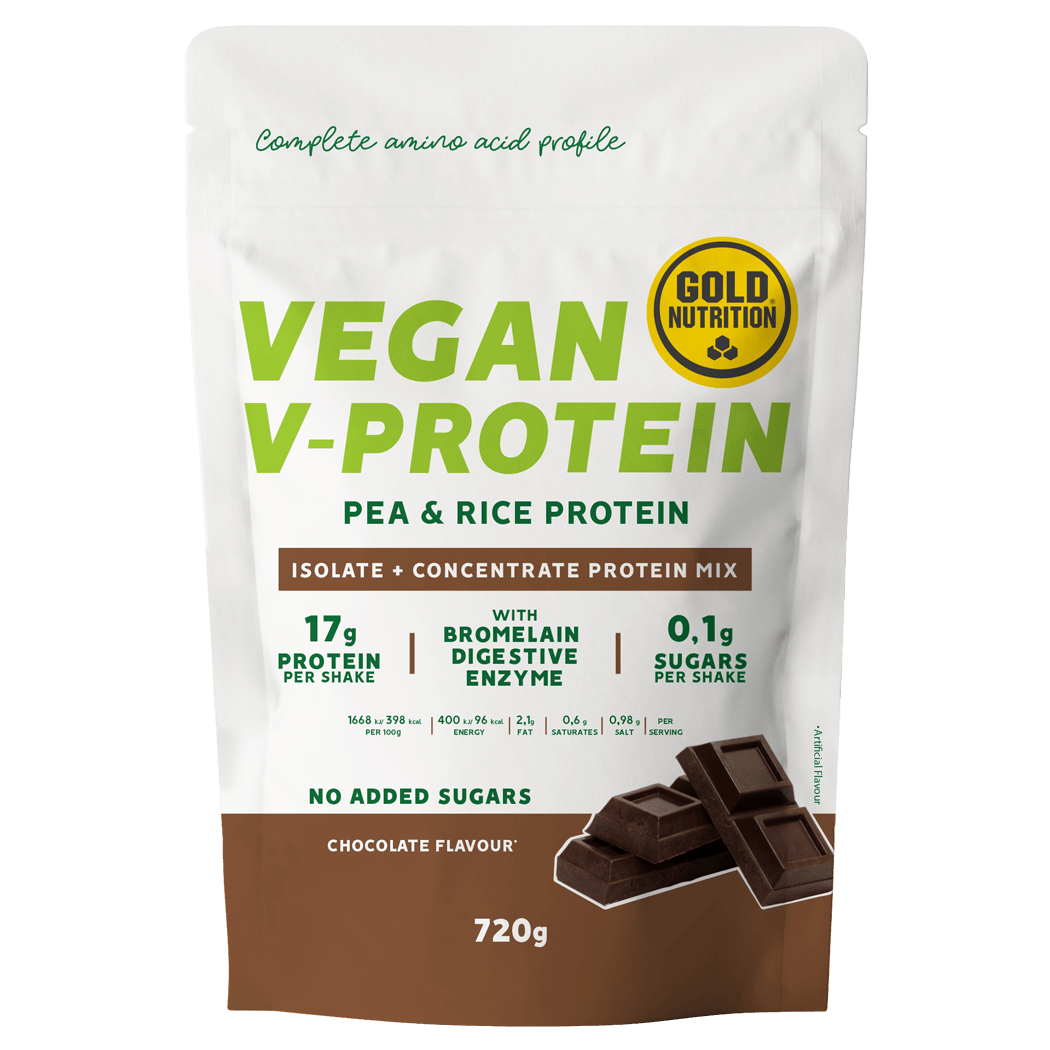 Vegan V-Protein 720g Gold Nutrition - Chocolate