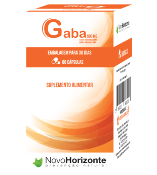 Gaba 500 Mg 60 Cápsulas Novo Horizonte