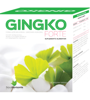 Ginkgo Forte 20 Ampolas Novo Horizonte