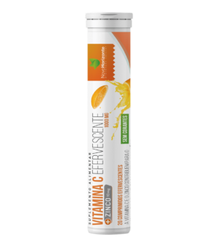 Vitamina C 1000 Mg + Zinco 10 Mg 20 Comprimidos Efervescentes Novo Horizonte