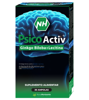 Psico Activ + Ginkgo Biloba 30 Ampolas Novo Horizonte