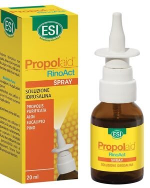 Propolaid Rinoact tem quatro ações específicas: limpeza das cavidades nasais, solução salina, calmante e balsâmica. O Aloé Vera tem uma ação calmante, o óleo essencial de Eucalipto e Pinho têm uma ação balsâmica e emoliente nas mucosas das vias aéreas.