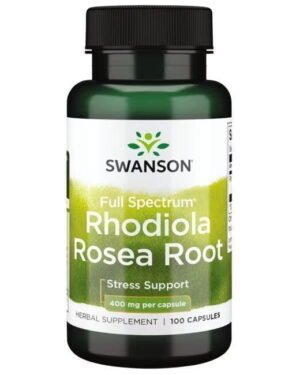 Full Spectrum Rhodiola Rosea Root 400 Mg 100 Cápsulas Swanson