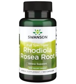 Full Spectrum Rhodiola Rosea Root 400 Mg 100 Cápsulas Swanson