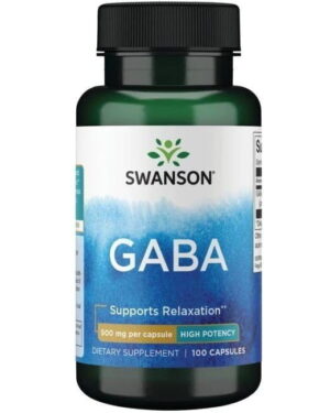 Gaba 500 Mg 100 Cápsulas  Swanson