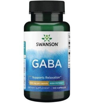 Gaba 500 Mg 100 Cápsulas  Swanson