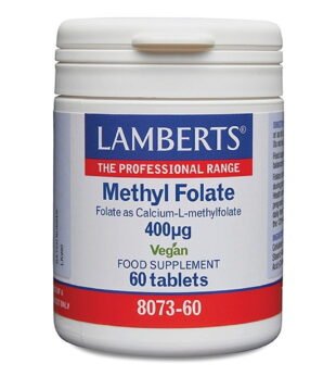 Methyl Folate 400µg 60 Comprimidos Lamberts