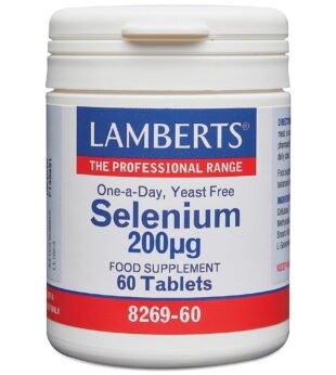 Selenium 200µg 60 Comprimidos Lamberts