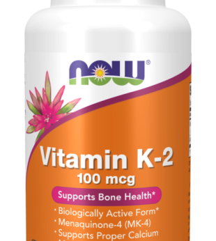 Vitamin K-2 100 mcg 100 Cápsulas Vegetais  Now