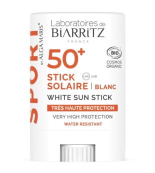 Protetor Solar Stick Sport tom Branco SPF50+ 12G Laboratoires Biarritz