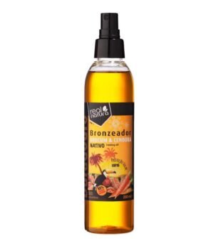 Óleo Bronzeador Urucum e Cenoura 200 Ml. Real Natura