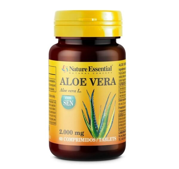 Aloé Vera 2000 mg Com Sene 60 comprimidos Nature Essential