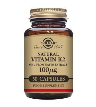 Vitamina K2 100 mcg 50 Cápsulas Solgar