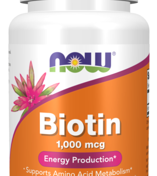 Biotin 1000 mcg 100 Veg Capsules Now