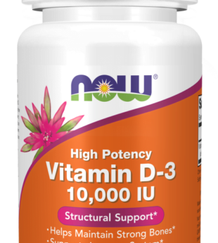 Vitamin D-3 10000 U.I. 120 Softgels Now