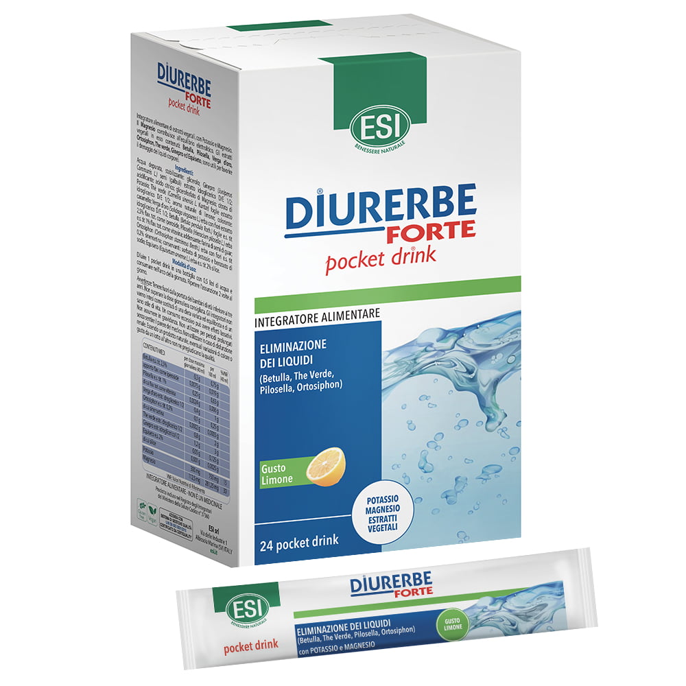 Diurerbe Forte 24 Pocket Drink Limão ESI