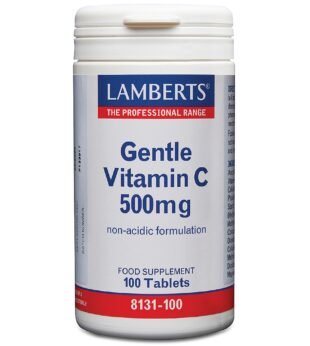 Gentle Vitamin C 500mg 100 Comprimidos Lamberts