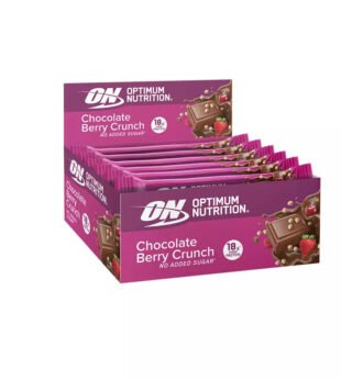 Chocolate Berry Crunch Protein Bar 12x55g Optimum Nutrition