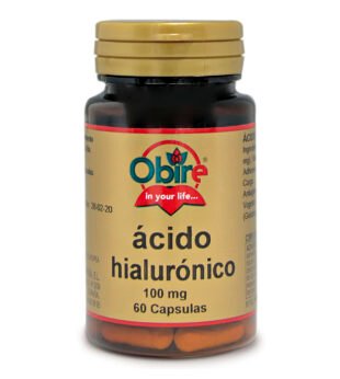 Ácido Hialurónico 100 Mg 60 Cápsulas Obire