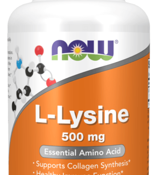 L-Lysine 500 mg 100 Cápsulas Now