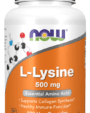 L-Lysine 500 mg 100 Cápsulas Now