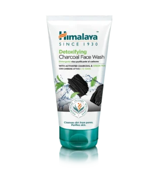 Gel de limpeza facial Detox com Carvão vegetal e Chá verde 150 Ml Himalaya