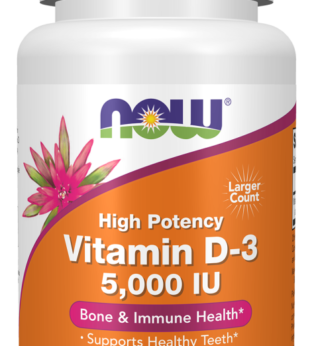 Vitamin D-3 5000 IU 240 Softgels Now